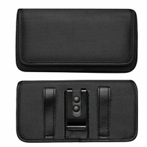 For Nokia C110 - Black Horizontal Nylon Case Belt Clip Loop Holster Cove... - $17.99
