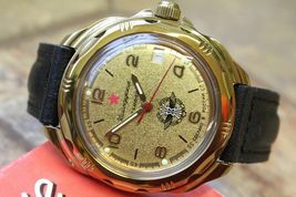 Vostok Komandirsky Russian Military Wrist Watch # 219451 NEW - £55.87 GBP+