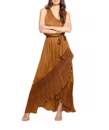 XL Ramy Brook  Womens Copper Nadine One Shoulder Maxi Dress BNWTS $545 - £156.72 GBP