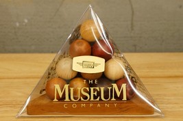 TMC The Museum Company Pharaohs Dilemma Wooden Ball Stacking Puzzle Game... - $24.74