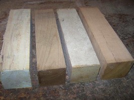 16 Turning Blanks Locust, Sycamore, Coffee, Maple Wood Blanks 3&quot; X 3&quot; X 12&quot; - £132.30 GBP