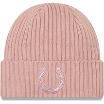 Knit Hat New Era Light Pink Indianapolis Colts Team Glisten EUC - $9.89