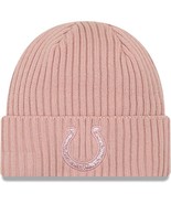 Knit Hat New Era Light Pink Indianapolis Colts Team Glisten EUC - £7.75 GBP