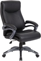 Boss Office Products Boss Double Layer Executive Chair, Black (B8661) - $208.99