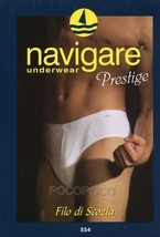 Underwear Men&#39;s with Elastic IN Internal Lisle Thread Navigare 554 - $7.12+