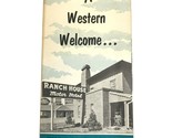 Vtg 1940s-1950s Ranch Casa Motore Hotel Denver Colorado Co Viaggio Brochure - £15.47 GBP