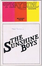 California Anaheim Brookhurst Theater Programme The Sunshine Boys 1973 - £6.99 GBP