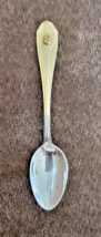 Sterling Silver Coffee Spoon with Genuine Gold Nugget 1900 1910 Roden Brothers - $157.87