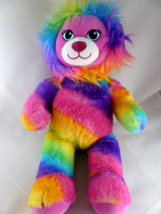 Build a Bear Rainbow Lion Color Craze Plush   Collection T16&quot; silky soft - $19.79