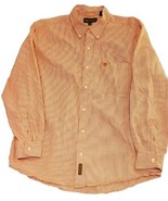 Timberland Mens Shirt Sz XL Regular Fit Rust Plaid Long  Sleeve Casual B... - £15.69 GBP
