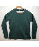 Lululemon &amp;go Endeavor Long Sleeve Top Sweatshirt Heathered Deep Green W... - $27.26 CAD