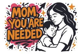 Mom, you are needed - Cross-stitch pattern PDF - Instant download - $5.00
