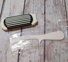 VINTAGE 80s ESTEE LAUDER Foldable Travel Pop Up Hair Brush w/ Mirror + C... - $23.36