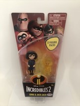 Disney Pixar Incredibles 2: Edna and Jack Jack Figure Pack 3” New - £13.30 GBP