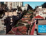 Lombard Street View San Francisco California CA UNP Chrome Postcard C20 - £1.51 GBP