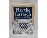 Play The Tarrasch Pergamon Press Chsd Openings Book - $24.74