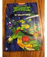 Rise of the Teenage Mutant Ninja Turtles 32 Valentines Nickelodeon Ships... - $39.53