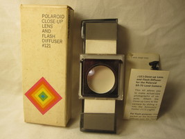 vintage Polaroid Land Camera Close-Up Lens &amp; Flash Diffuser #121 - boxed - £8.65 GBP