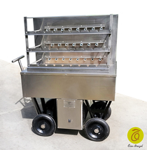BRAZILIAN CHARCOAL GRILL 23 SKEWERS - PROFESSIONAL GRADE - CATERING MASTER - £7,037.88 GBP