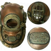 Ancien Plongée Casque Vintage Américain Marine Foncé Mer Divers 18 inche... - £1,496.90 GBP