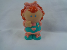 Vintage Hasbro Rubber PVC Girl Figure Red Curly Hair  - $4.49