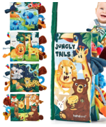 Jungle Tails 10 textures of 3D tails in different shapes Baby Book 0-6 M... - £12.12 GBP