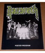 Nazareth Concert Tour Program Vintage 1979 No Mean City Poster Program - $82.04 CAD