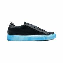 Giovacchini by Belvedere Sneakers Made In Italy Suede Rino Antique Navy Blue image 2