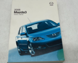 2006 Mazda 3 Owners Manual with Case OEM M02B39002 - $31.49