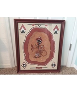 Hand tooled leather unique art picture Kachina southwest western rustic ... - £301.17 GBP