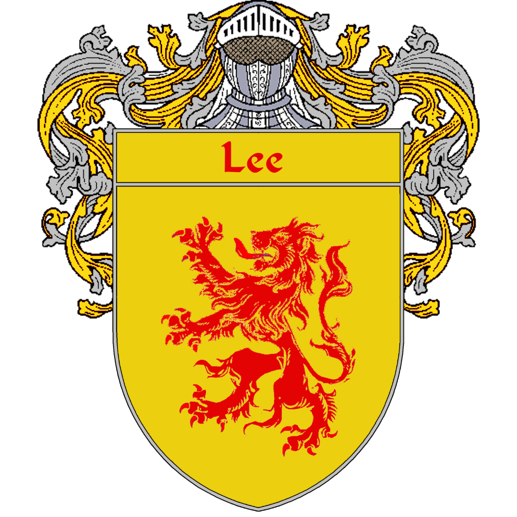 Lee Family Crest / Coat of Arms JPG and PDF - Instant Download - $2.90