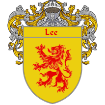 Lee Family Crest / Coat of Arms JPG and PDF - Instant Download - $2.90