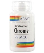 Solaray Chromium Picolinate 25 mcg 100 tablets - £49.92 GBP