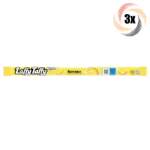 3x Ropes Laffy Taffy Banana Flavor Candy Stretchy &amp; Tangy Ropes | .81oz | - £9.68 GBP