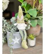 Small Bunny Gonk - Green and white - $19.56 CAD