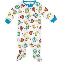 Komar Kids Justice League Infant Boys Cotton Sleep Play Infant Blanket Sleeper - £19.90 GBP