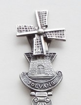 Collector Souvenir Spoon USA California Solvang Windmill Figural Rotary ... - £10.15 GBP