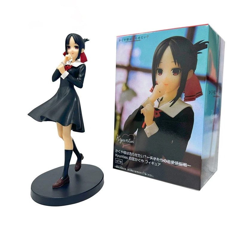 Anime Figure Kaguya-sama：Love Is War Shinomiya Kaguya Fujiwara Chika Black Dress - £12.57 GBP+