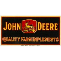 AMERICAN FLYER JOHN DEERE ADHESIVE WHISTLE BILLBOARD STICKER for 577 etc. - £9.50 GBP