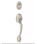 Schlage F58-PLY Plymouth Single Cylinder Exterior Nickel Handleset with ... - $78.11