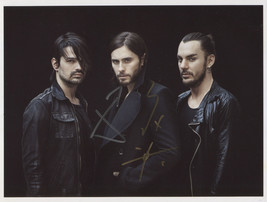 30 Seconds To Mars (Band) Fully Signed Photo + Coa Lifetime Guarantee - £114.65 GBP