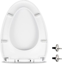 Muu Toilet Seat, Slow Close, White Heavy Duty Toilet Seat With, Mu220-Pp - £42.28 GBP
