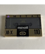 Maxell MX 110 Metal Type IV Blank Audio Cassette Tape - BRAND NEW AND SE... - £21.16 GBP