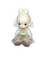 Precious Moments Bless Your Soul 531162 Retired Girl Figurine White Coun... - $18.90 CAD