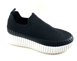 Steve Madden Samarah Black Fashion Slip On Sneaker - £79.03 GBP