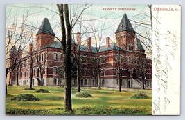 Postcard County Infirmary Hospital at Zanesville Ohio Undivided Back OH - £3.55 GBP