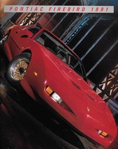 1991 Pontiac Firebird Brochure Catalog Folder Trans Am Gta Formula Us 91 - £7.81 GBP