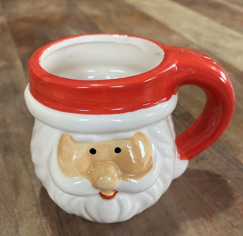 Royal Norfolk Santa Face CeramicCoffee Tea Cup Mug Greenbrier Internatio... - $11.30