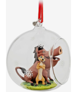 Disney Timon &amp; Pumba in Glass Globe Lion King  Sketchbook Ornament 2017 ... - $514.37 MXN