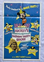 MICKEY&#39;S BIRTHDAY PARTY SHOW 27&quot;x41&quot; Original Movie Poster One Sheet 197... - £38.30 GBP